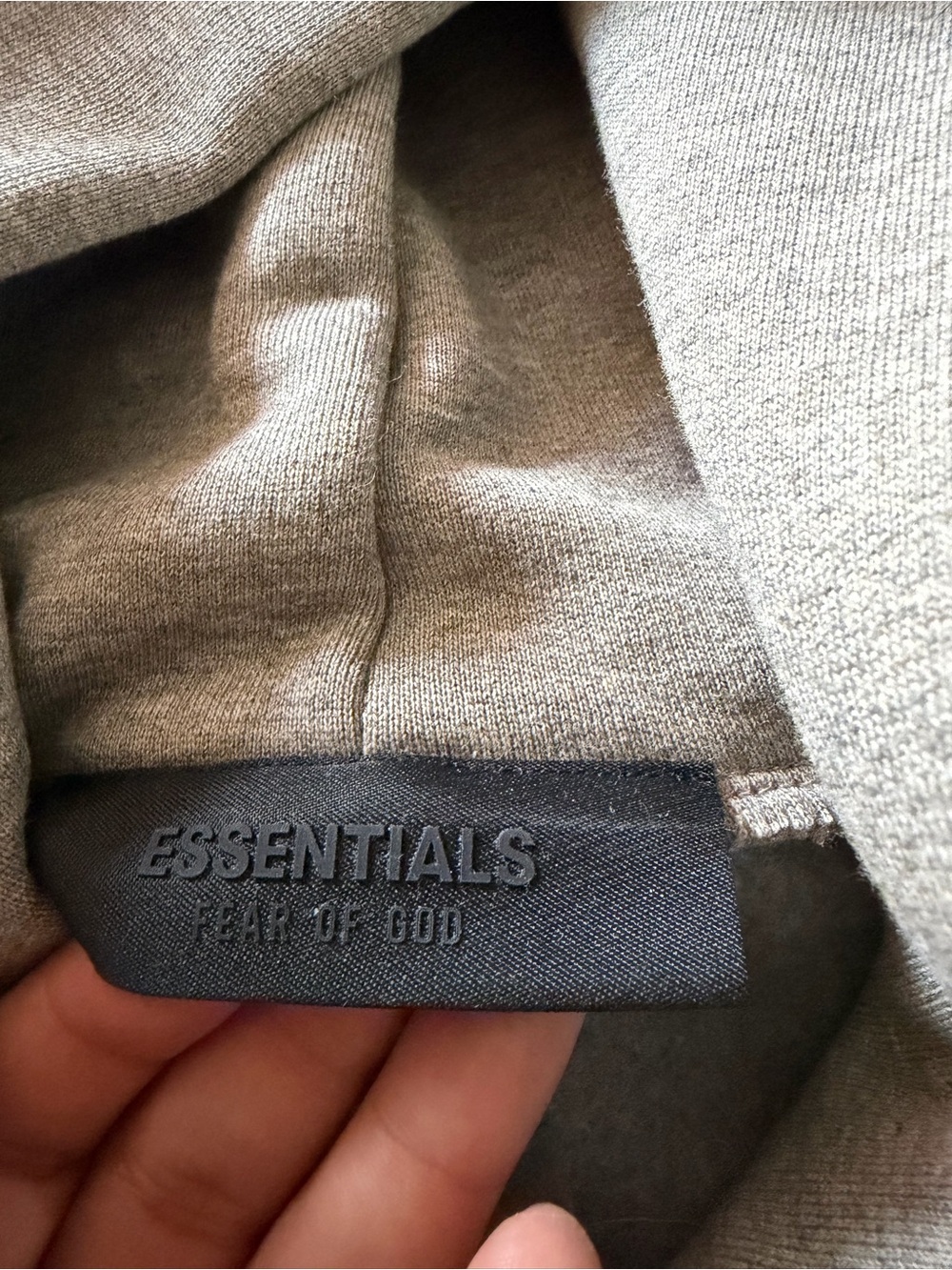 Fear of God ESSENTIALS Men’s Light Gray Crewneck Sweater